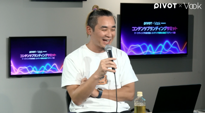 ビジネス番組PIVOT出演時の様子